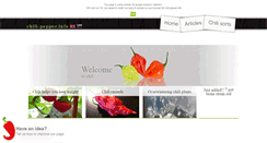 Desktop Screenshot of chili-pepper.info