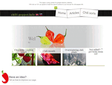 Tablet Screenshot of chili-pepper.info